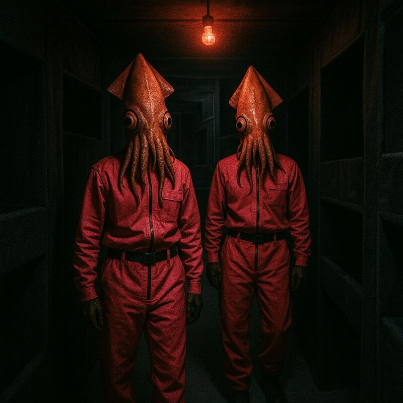 Кальмар в лабиринте